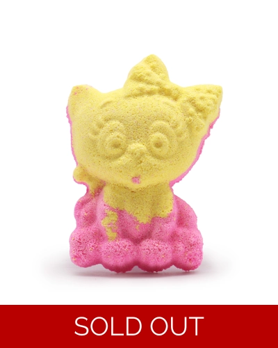 Cat Shaped Bath Bomb 80g Banana
